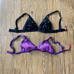 Bundle of Hey Mavens Bralettes, plus extender